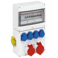 Stekkercombinatie - STV 1224-K-LAN