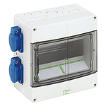 contactdoos combinatie - STV 904-S BE/FR