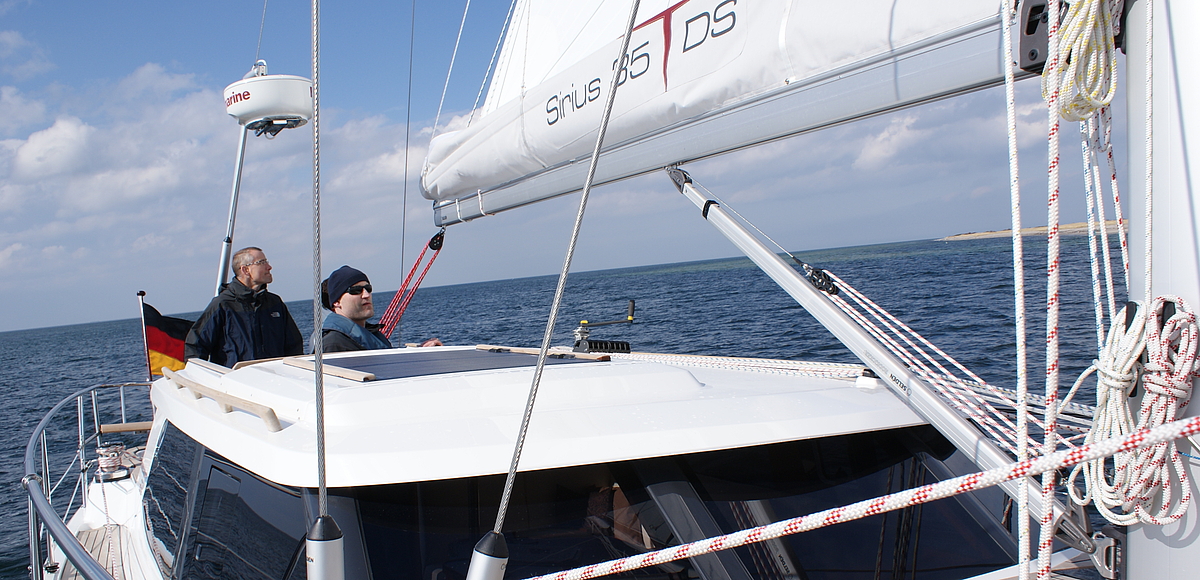 Sirius 35 DS op volle zee