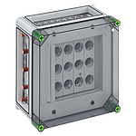 DIAZED®-railkast zekeringenbehuizing - GSD 224-400