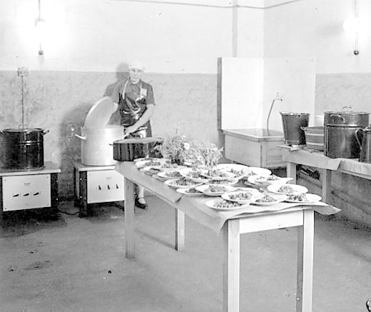 Die Kantine in den 1960er Jahren 2